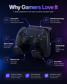 Wall Mounted Controller Holder